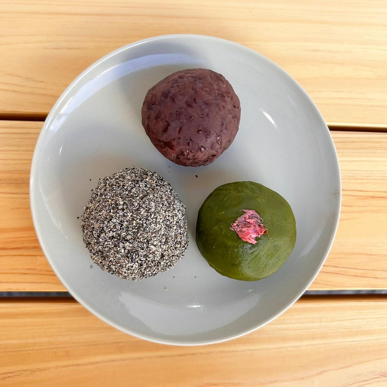 おはぎ餅　 ぼたもち(おはぎ)3種 - 菓子とりむら